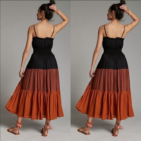 New Anthropologie Seen Worn Kept Aletha Tiered Max - Picture 2 of 4